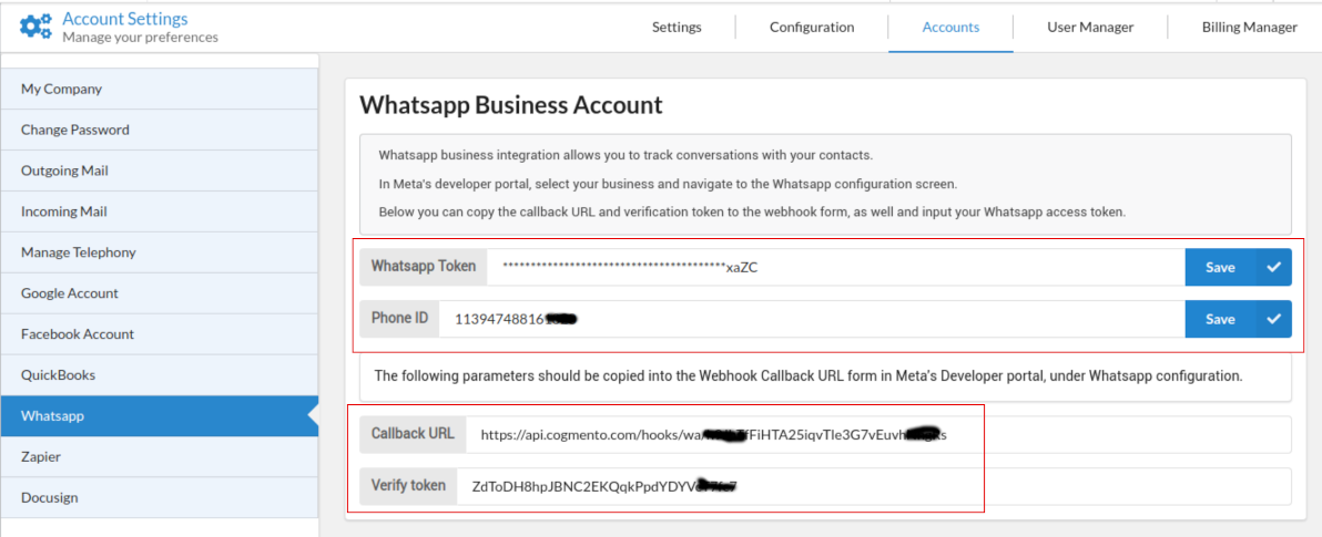 whatsapp crm integration